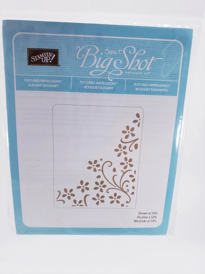 Stampin Up! Big Shot Textured Impressions Lot of 6 NEW Argyle Vine Street Arrows - Image 2 of 4