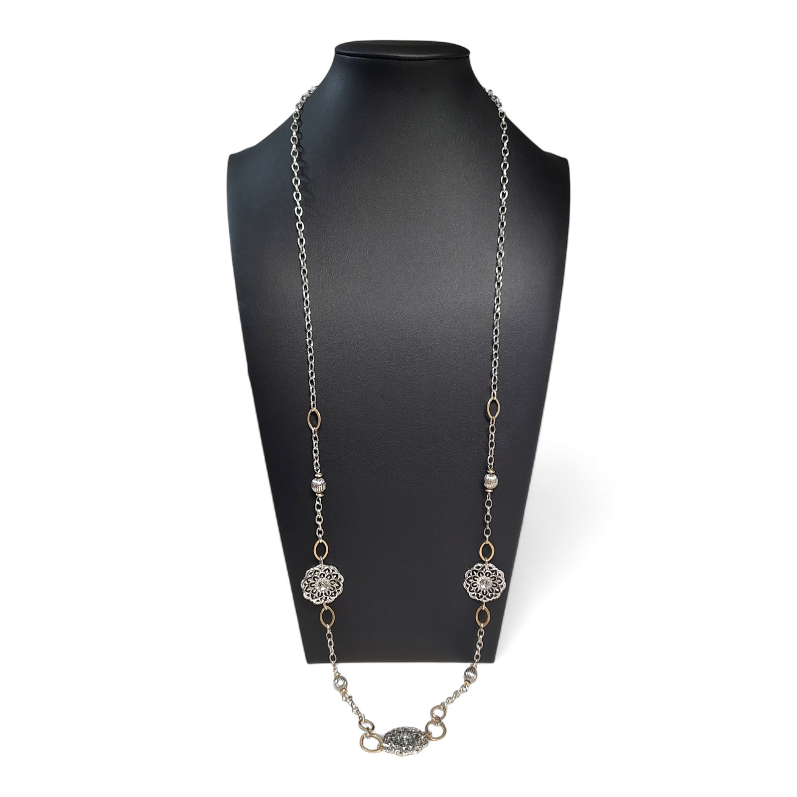 Vintage Ruby Rd. Necklace 39" Signed - image 2