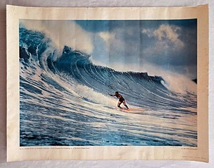 Surf Poster- Fred Hemmings- Makaha Bowl -photo Don James