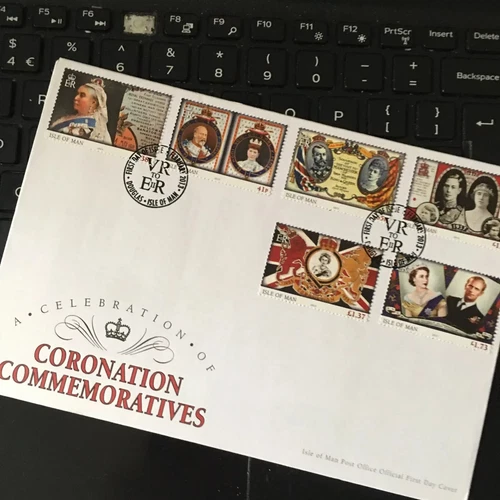GB Isle of Man 2013 Coronation Commemoratives FDC First Day Cover UNADDRESSED