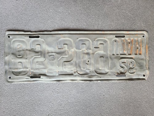 1926 Utah Passenger License Plate - Original Paint 85-509 - Picture 2 of 2