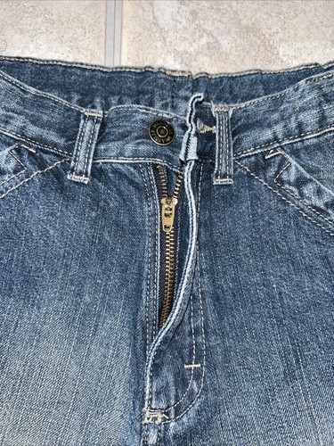 Wrangler Shorts Boys Size 14 Cargo Blue Jean - Picture 2 of 5