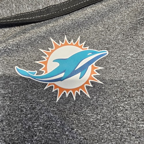 nfl team apparel men's miami dolphins 1/4 Zip Pull Over Size Medium - Picture 9 of 9