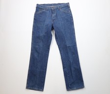 Vintage 90s Dickies Mens 34x32 Distressed Straight Leg Denim Jeans Blue Cotton