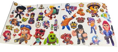 Brawl Stars Vinyl peel and stick stickers for Room, Laptops, Notebooks