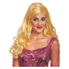Disney Hocus Pocus Sarah Deluxe Adult Costume Wig  One Size