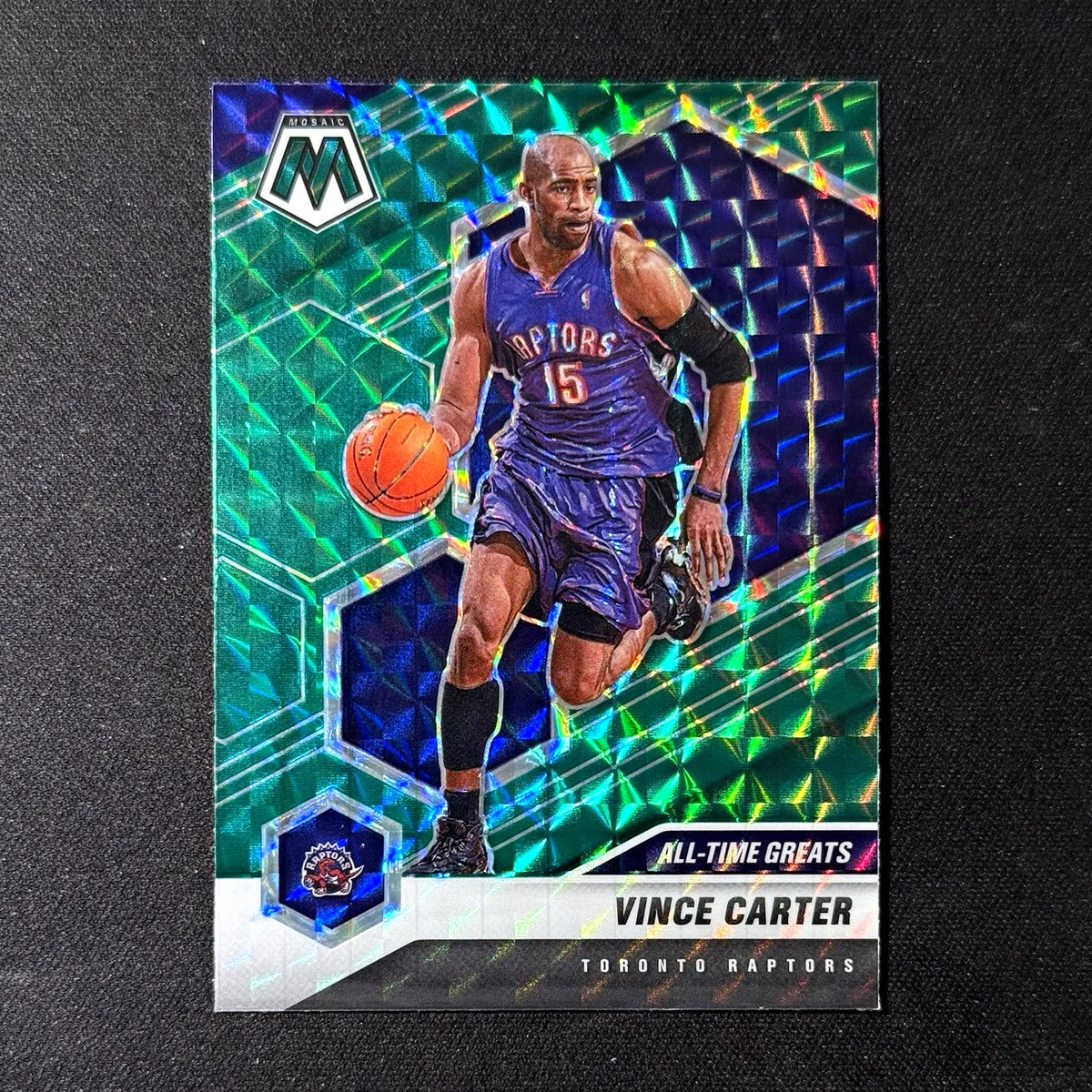 Panini Mosaic 2020-21 All-Time Greats Insert Vince Carter Raptors #290