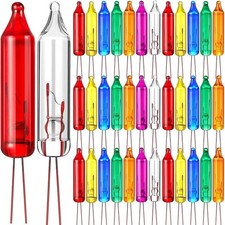 200 Count Mini Incandescent Christmas String Lights 2.5V Replacement Bulbs