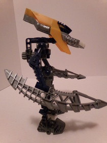 LEGO BIONICLE Bordakh 8615 Complete with Instructions, Canister, and Disc