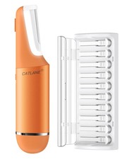 Dermaplane Razor for Women Face, Dermaplaning Tool Face Cosmic Orange