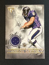 Jamal Lewis 2001 Pacific Private Stock Titanium Jersey 47 Ravens