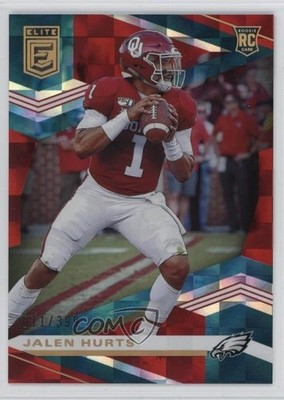 2020 Panini Donruss Elite Rookies Red /399 Jalen Hurts #108 Rookie RC 1q03