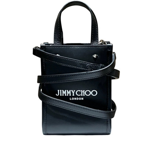 Jimmy Choo Shoulder Bag Leather Black Unisex #WPB401