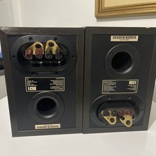 Mission M31 Bookshelf Speakers 2-Way 25-75W Black Studio Monitors - READ 