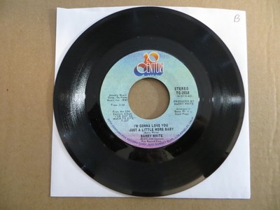 Barry White   I'm Gonna Love You Just A Little More Baby - 1973 - 7'' Single VG+
