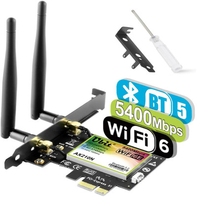 WiFi 6E AXE5400 PCIe Karte Intel AX210 3 Band 53