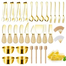 Charcuterie Boards Accessories Gold Charcuterie Utensils Cheese Butter Spread...