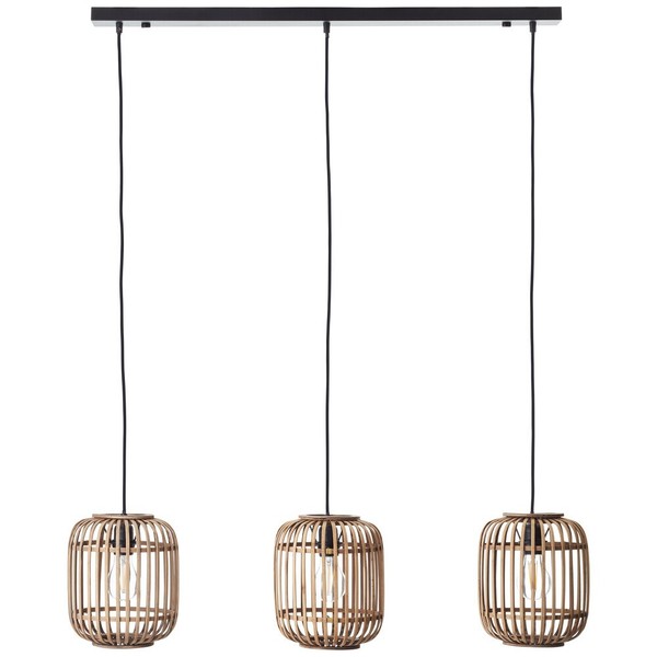 Brilliant /20 Woodrow Pendelleuchte, 3-Flammig Hellbraun-image