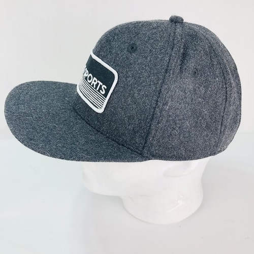Gorra de lana gris con logotipo de CBS SPORTS gorra ajustable para adultos nueva sin etiquetas - Imagen 4 de 11