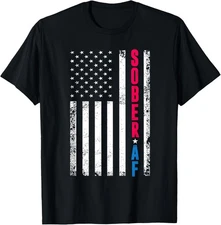 Support Sobriety Cause, Recovery Sober T-Shirt