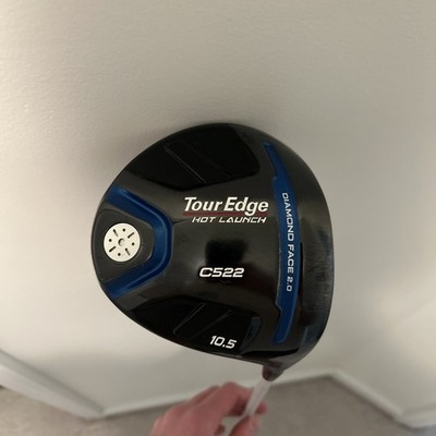 TOUR EDGE HOT LAUNCH C522 DRIVER 10.5° RH FUBUKI w HEAD COVER