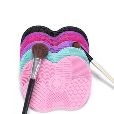 Silicone Makeup Brush Cleaner Mat Cosmetic Scrubber Pad NEW