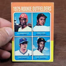 Topps 1975 Topps #622 Rookie Outfielders Rookie RC Armbrister Lynn Poquette