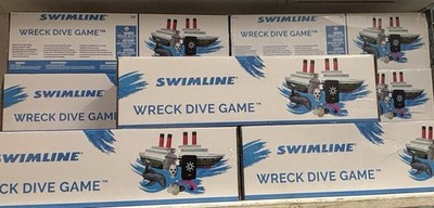 Swimline 18'' Wreck with Sunken Treasure Swimming Pool Dive Game Set / New box 
