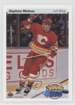 1990-91 Upper Deck Young Guns Stephane Matteau #535 Rookie RC z6b