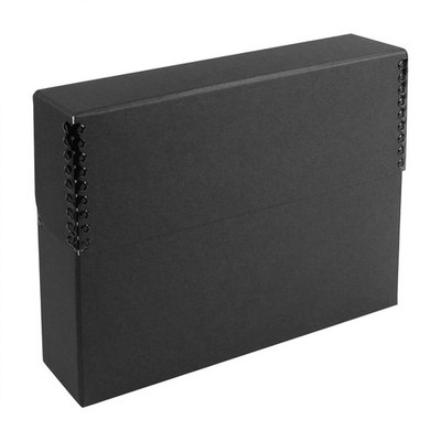 Lineco 15.5x10.5x2.5 Black Archival Storage Box Museum Archive Photo Document