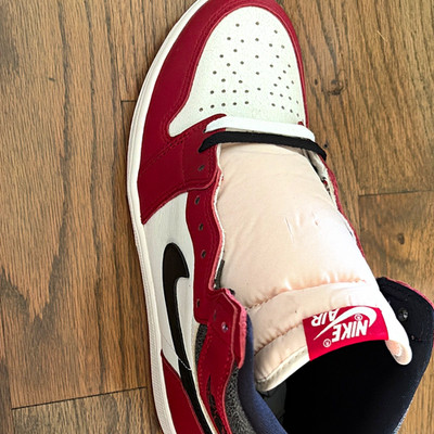 Nike Jordan Retro 1s  Lost and found Men s High-Top Leather Sneakers Red/Black