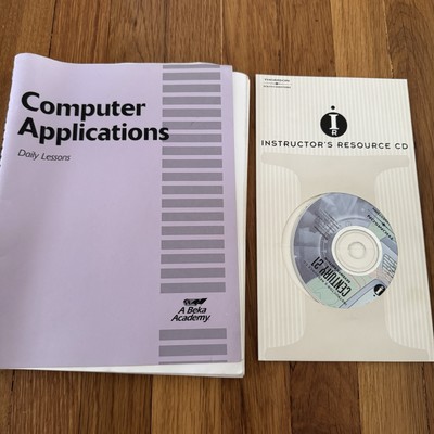 Abeka Computer Applications and Instructors Resource CD
