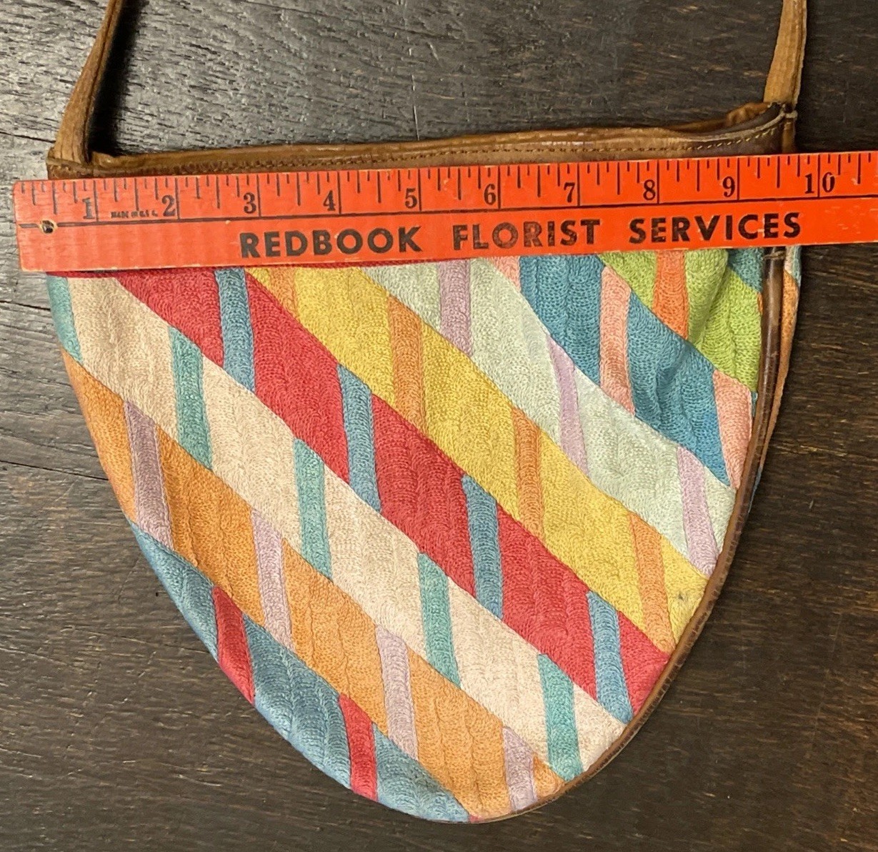 Carlos Falchi ? Style Woven Patchwork Crossbody P… - image 17