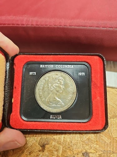 1871-1971 Canada British Columbia Silver Dollar Uncirculated ~ A26.30
