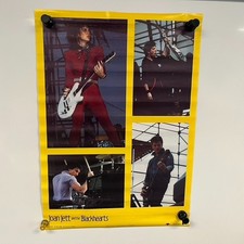 Joan Jett the Blackhearts Fan Club Promo Poster Vintage 1983 Boardwalk Records