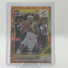 2024-25 Donruss Optic Jordan Clarkson Orange Pulsar Prizm /225 #122 Utah Jazz