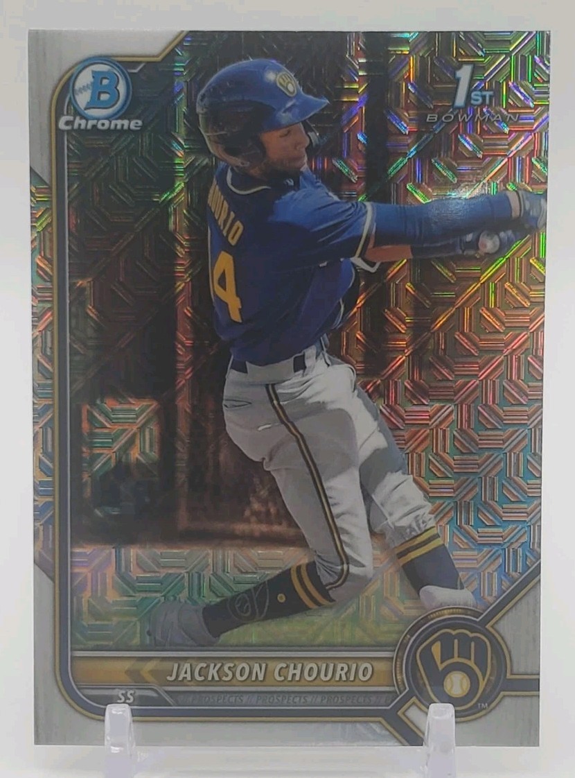 Jackson Chourio 2022 Bowman 1st Chrome Mega Box #BCP-79 