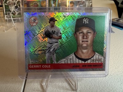 2025 Topps Chrome Gerrit Cole Silver RayWave Refractor /499 Yankees #144