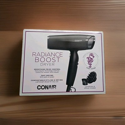 Conair Radiance Boost Hair Dryer 3-Heat & 2-Speed Settings 1875W