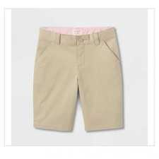 Cat  Jack Girls School Uniform Shorts Khaki 18 Plus