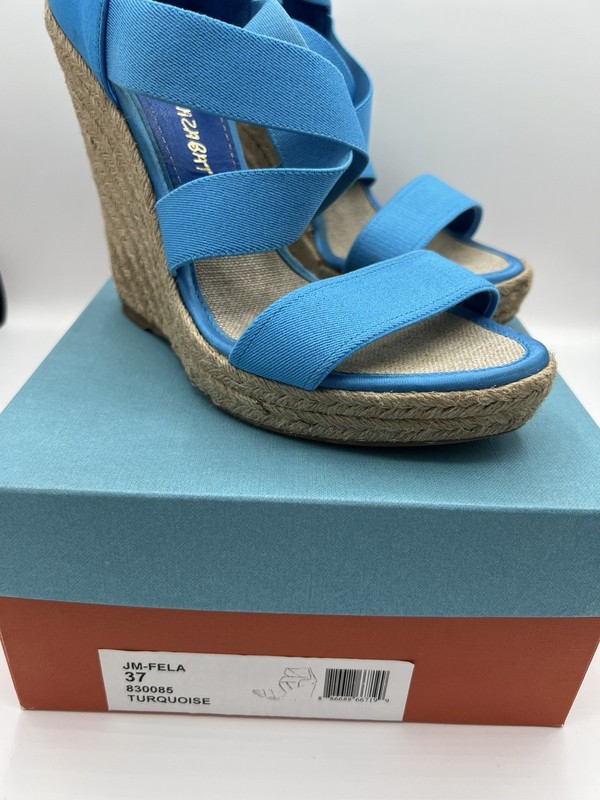 Turquoise Espadrille By Jean Michel Cazabat