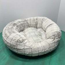Faux Fur 17" W X 6" T Cuddler Calming Dog Or Cat Bed Small