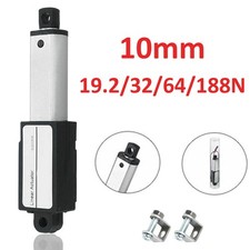04" Electric Micro Linear Actuator 12V 10mm Fast Speed Up To 6inch/s 32N 188N