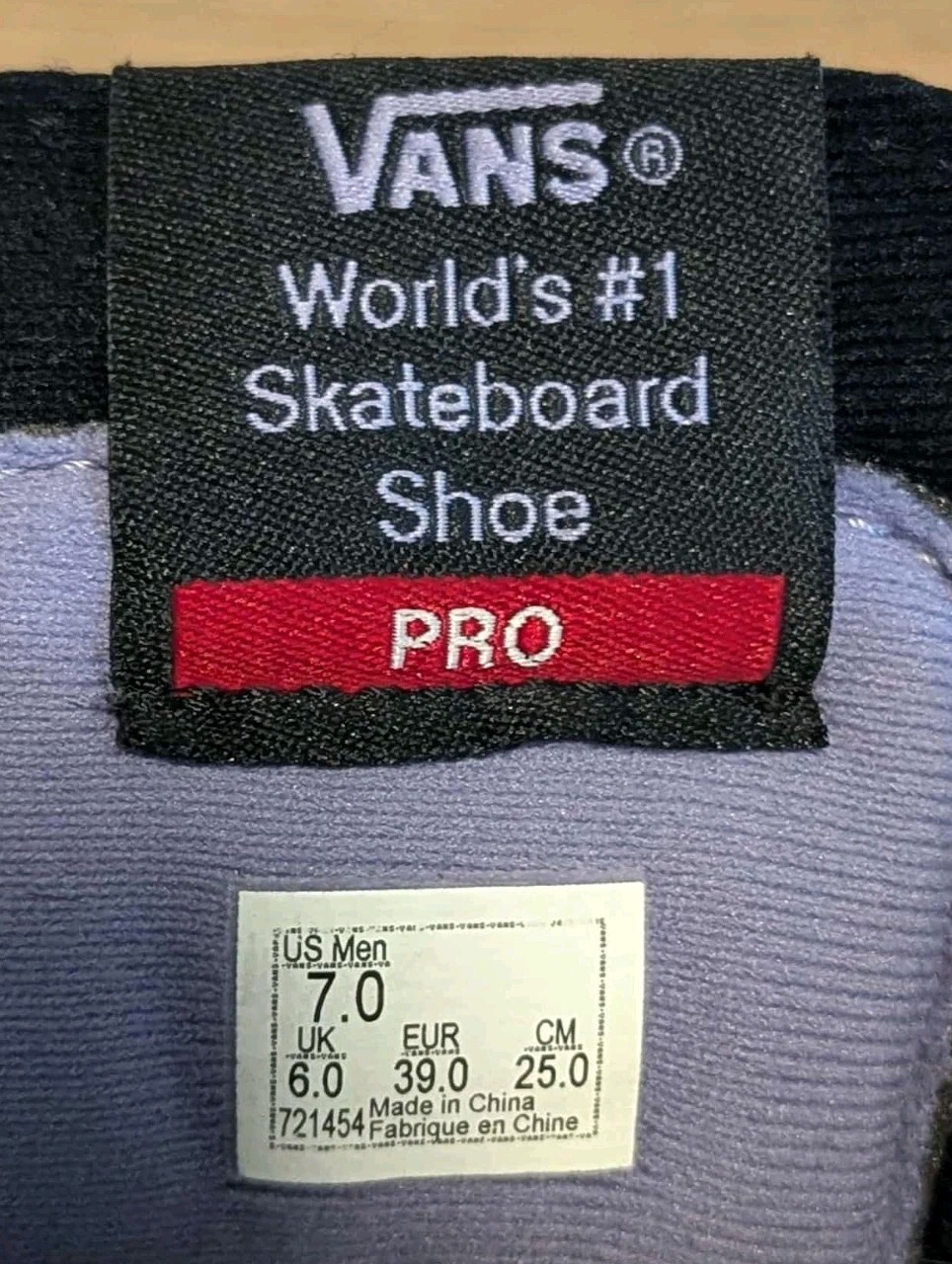 Vans Classic Men's High Sk8 Hi Top Skate Shoes Two Tone Blue Suede Size 7