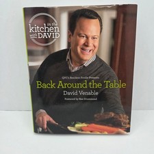 David Venable Back Around the Table Cookbook Hardcover QVC Comfort Recipes