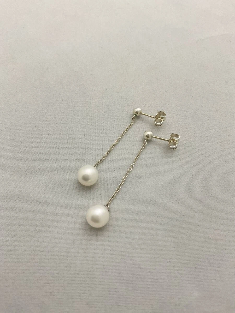 TIFFANY & Co. Perlenkette Ohrringe Silber 925