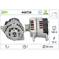 Lichtmaschine Generator 14 V 180 A Ø 56 Mm Valeo FüR U.A. Fiat Ducato