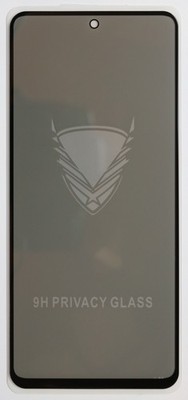 Xiaomi Redmi Note 9 Pro 5G Privacy Panzerschutz Glasfolie FullCover 10D 9H Schwa