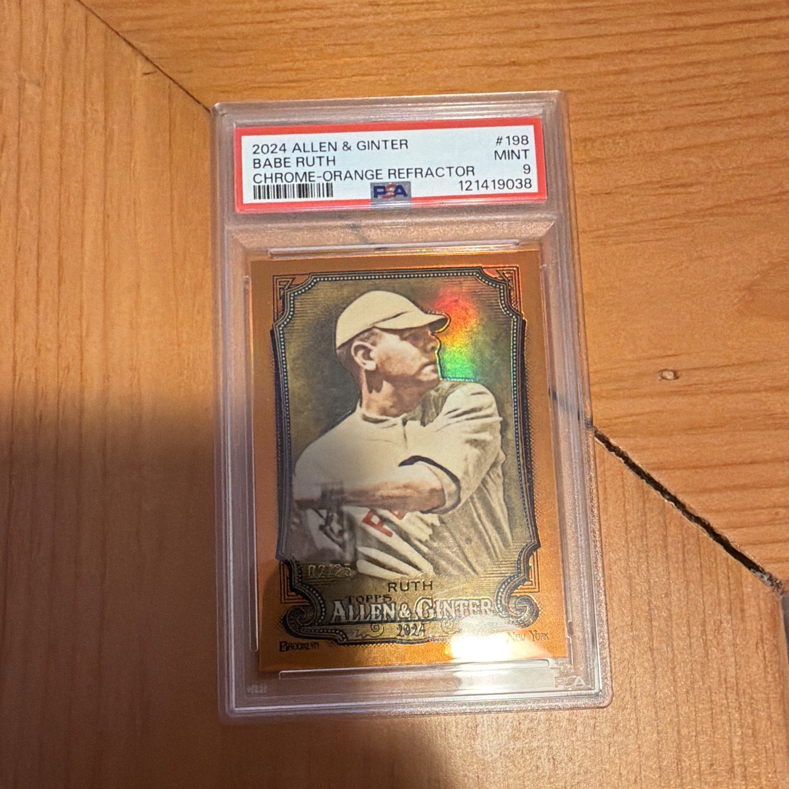 Babe Ruth #198 Baseball Cards 2024 Topps Allen & Ginter trading card — raw and PSA graded price guide