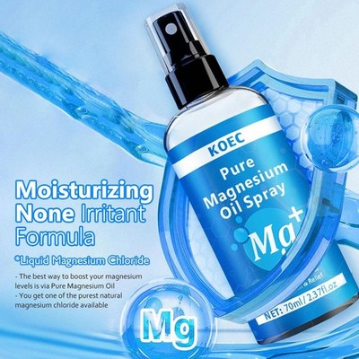 Pure Organic Magnesium Oil Spray For Feet,Body,Skin,Topical ^uk| Magnesium V8Z9